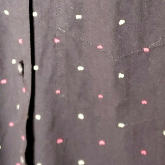 Broadway & Broome  Embroidered Dots Button Down - Picture 3 of 6